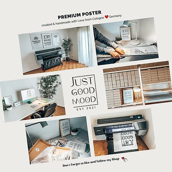 JUSTGOODMOOD Poster Premium ® American Express günstig online kaufen