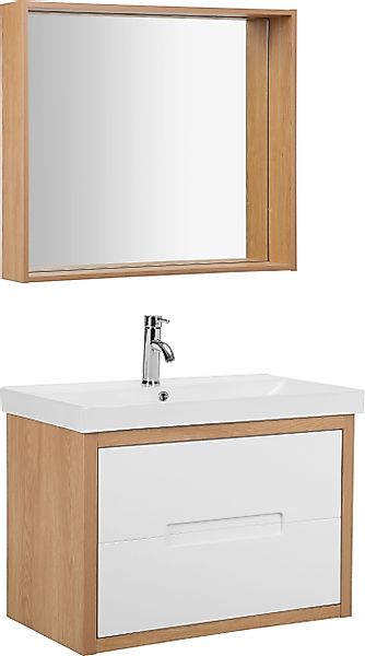 welltime Badmöbel-Set Chester, (Komplett-Set), Waschplatz mit günstig online kaufen