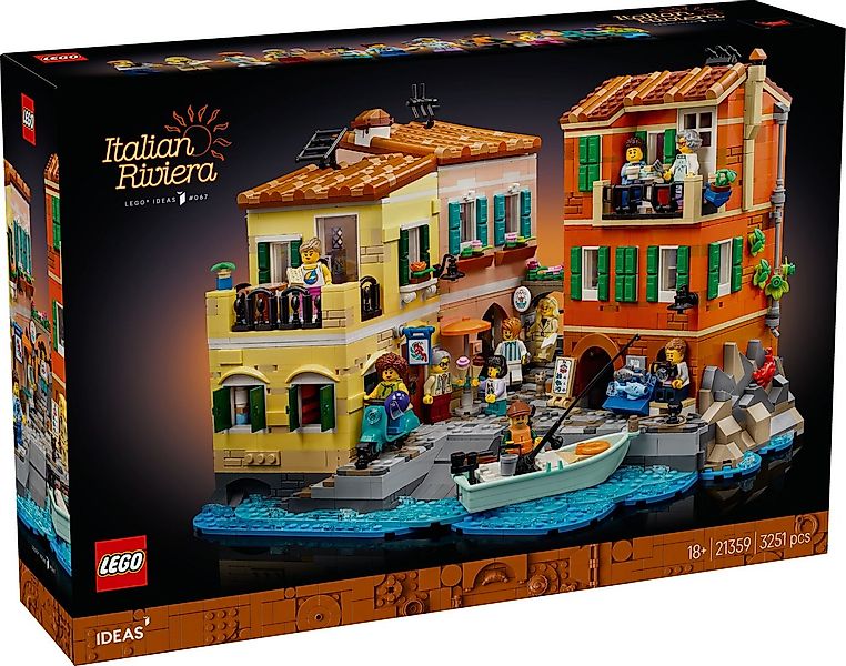 LEGO® Ideas 21359 Die Italienische Riviera Konstruktionsspielsteine günstig online kaufen