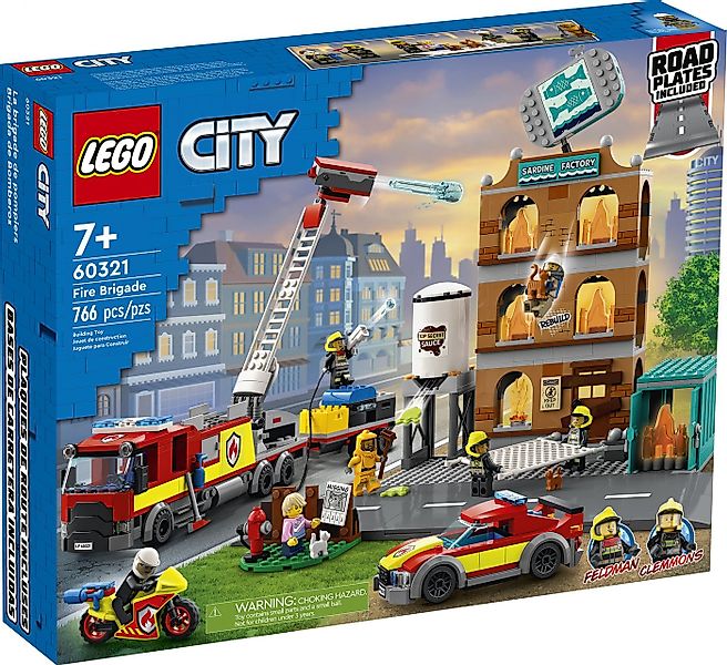 LEGO® LEGO® City 60321 Feuerwehreinsatz mit Löschtruppe Konstruktionsspiels günstig online kaufen