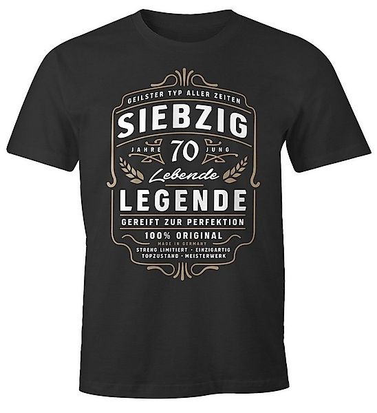 MoonWorks Print-Shirt Herren T-Shirt Lebende Legende Alter 18 - 90 Geburtst günstig online kaufen