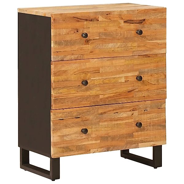 vidaXL Aufbewahrungs-Sideboard Braun 60 x 33 x 75 cm Massivholz Mango 40182 günstig online kaufen