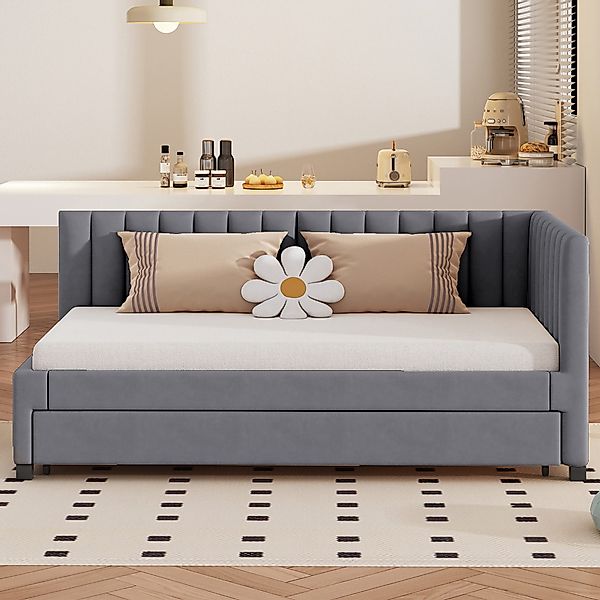 MODFU Schlafsofa Polsterbett Daybett Tagesbett Gästebett günstig online kaufen