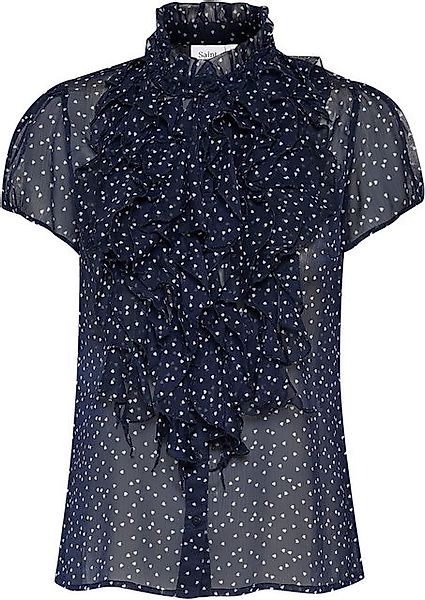 Saint Tropez Rüschenbluse LiljaSZ Crinkle SS Shirt günstig online kaufen