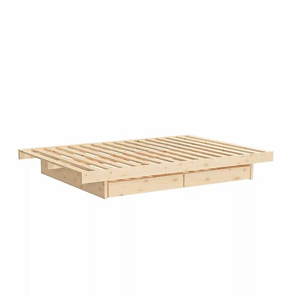 Karup Design Bettgestell "Kanso Bed, Stauraumbett, Bett mit oder ohne Schub günstig online kaufen