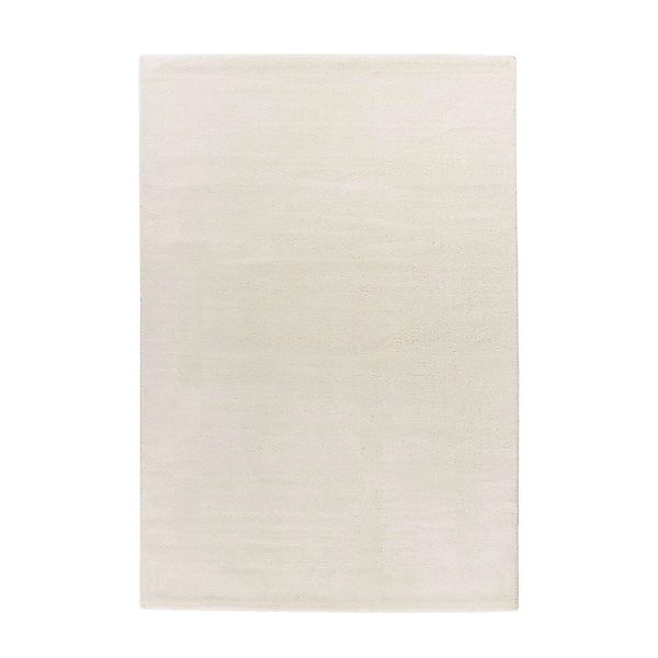 MeGusta Kurzflor Teppich Uni Klassisch Elfenbein 200x290 cm Marcela günstig online kaufen