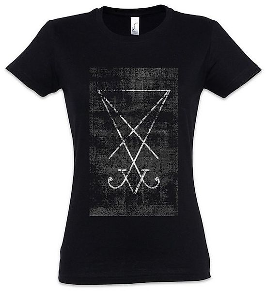 Urban Backwoods Print-Shirt Tarot Sigil of Lucifer Damen T-Shirt Karte Kart günstig online kaufen