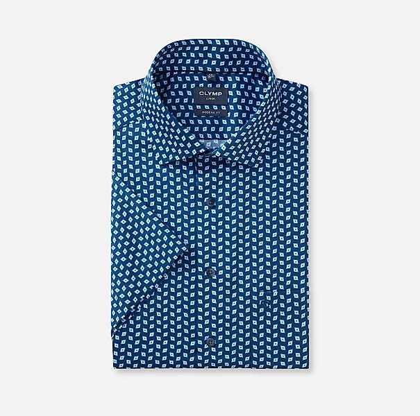 OLYMP Kurzarmhemd "Luxor modern fit", mit modernen Print günstig online kaufen