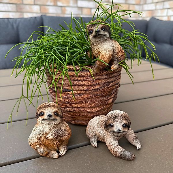 Online-Fuchs Dekofigur 3er Set Faultiere für günstig online kaufen