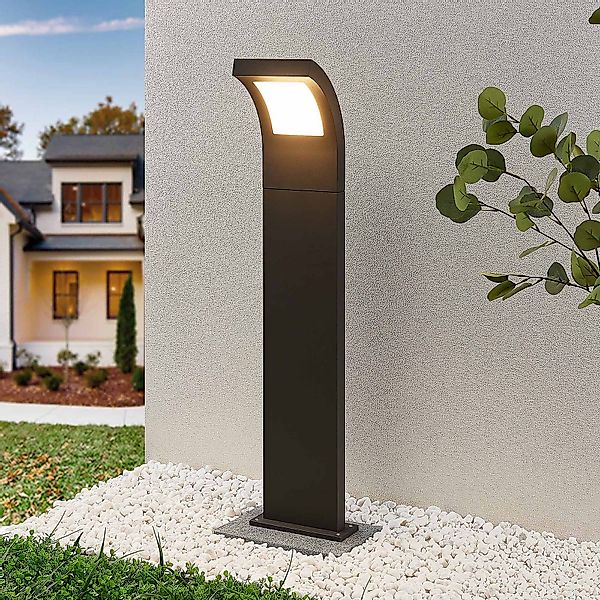 Arcchio LED-Wegelampe Advik, 100 cm, anthrazit, Metall, IP65 günstig online kaufen
