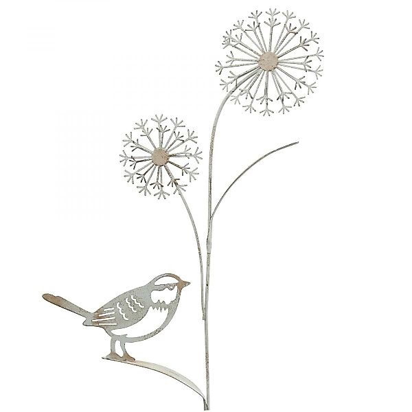 Viana Gartenfigur Metall Deko Blumenstecker Allium günstig online kaufen
