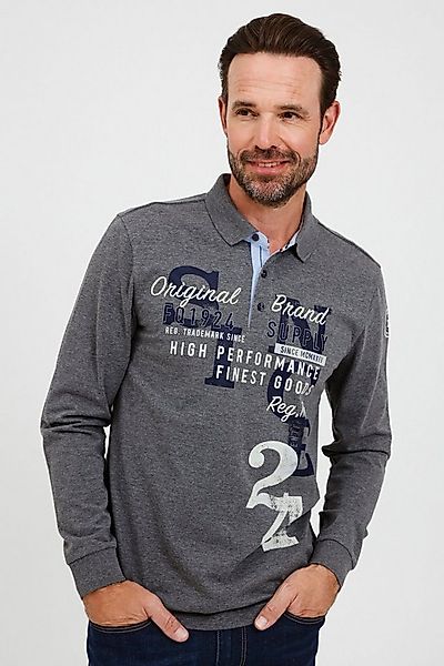 FQ1924 Langarm-Poloshirt FQRagnvald Modisches Langarmshirt mit Polokragen günstig online kaufen
