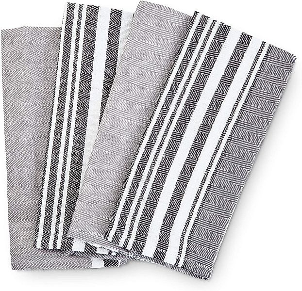 søstre & brødre Geschirrtuch 4er Set Küchentücher, Elements-Design, 50x70 c günstig online kaufen