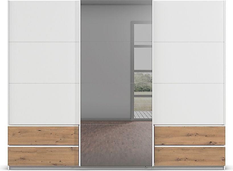 rauch Schwebetürenschrank "Kleiderschrank Schrank Garderobe ELARA Glastür/G günstig online kaufen
