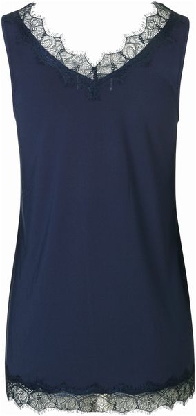 rosemunde Unterziehshirt Billie Tank Top Vintage-Spitzenbesatz günstig online kaufen