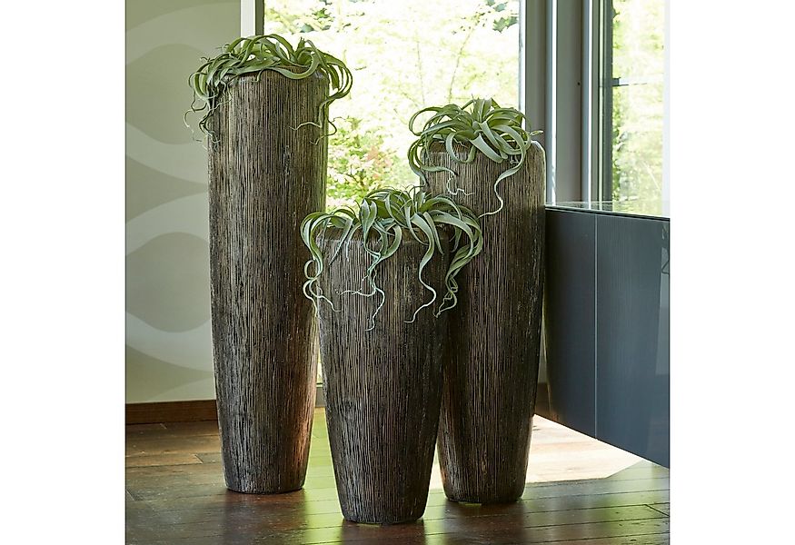 Flingora Bodenvase Esmee, mit Einsatz - Fiberglas - Indoor - Bronze - Höhe günstig online kaufen
