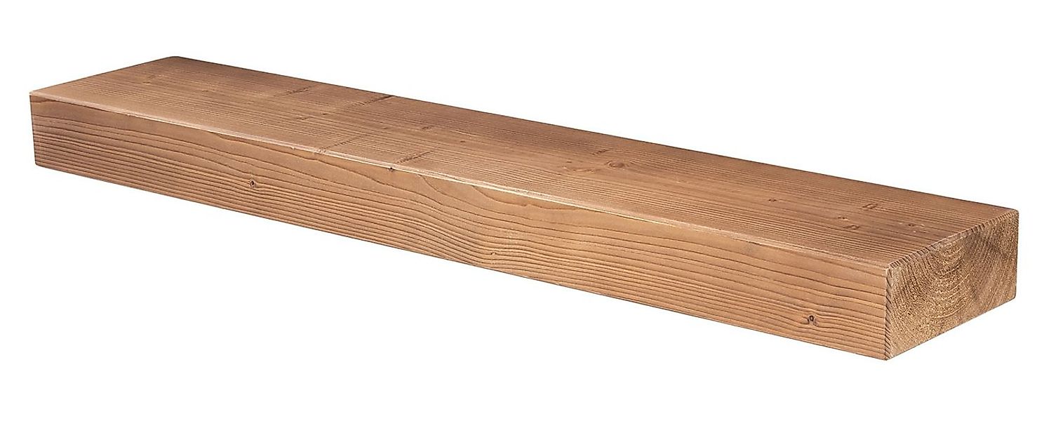 Levandeo® Wandregal, levandeo Wandregal Holz Massiv 100x20cm Eiche Farbig W günstig online kaufen