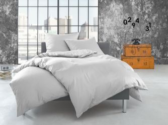 BETTWAESCHE-MIT-STIL Bettwäsche Feinflanell Bettwäsche uni einfarbig, günstig online kaufen