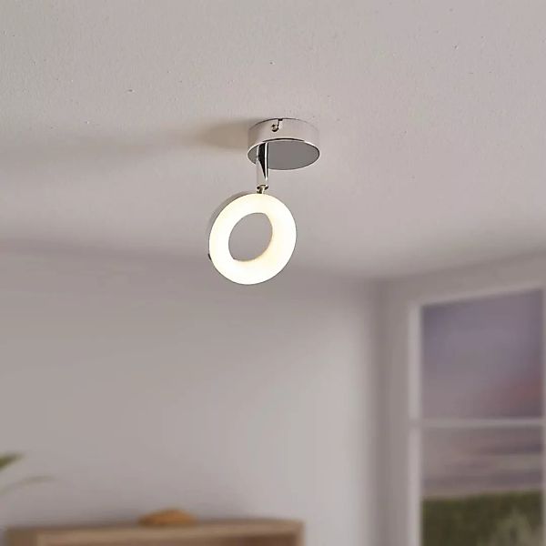 LED Wand- und Deckenspot Cecilia in Chrom und Weiß 4W 400lm günstig online kaufen