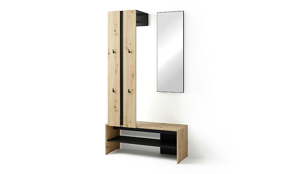 by Living Kompaktgarderobe   ¦ braun ¦ Maße (cm): B: 100 H: 186 Garderoben günstig online kaufen
