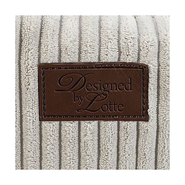 Designed By Lotte Tierbett Katzen Korb Ribbed hellgrau günstig online kaufen