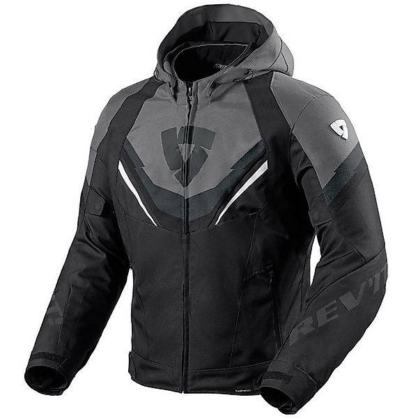 Revit Motorradjacke Revit Quantum 3 H2O Textiljacke Schwarz / Grau günstig online kaufen