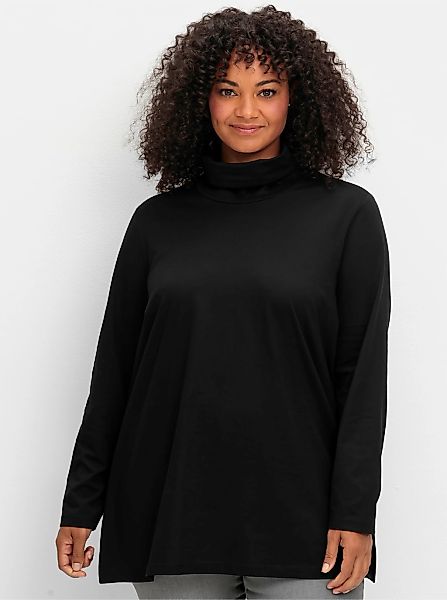 Sheego Rollkragenshirt "Rollkragenshirt", (1 tlg.) günstig online kaufen
