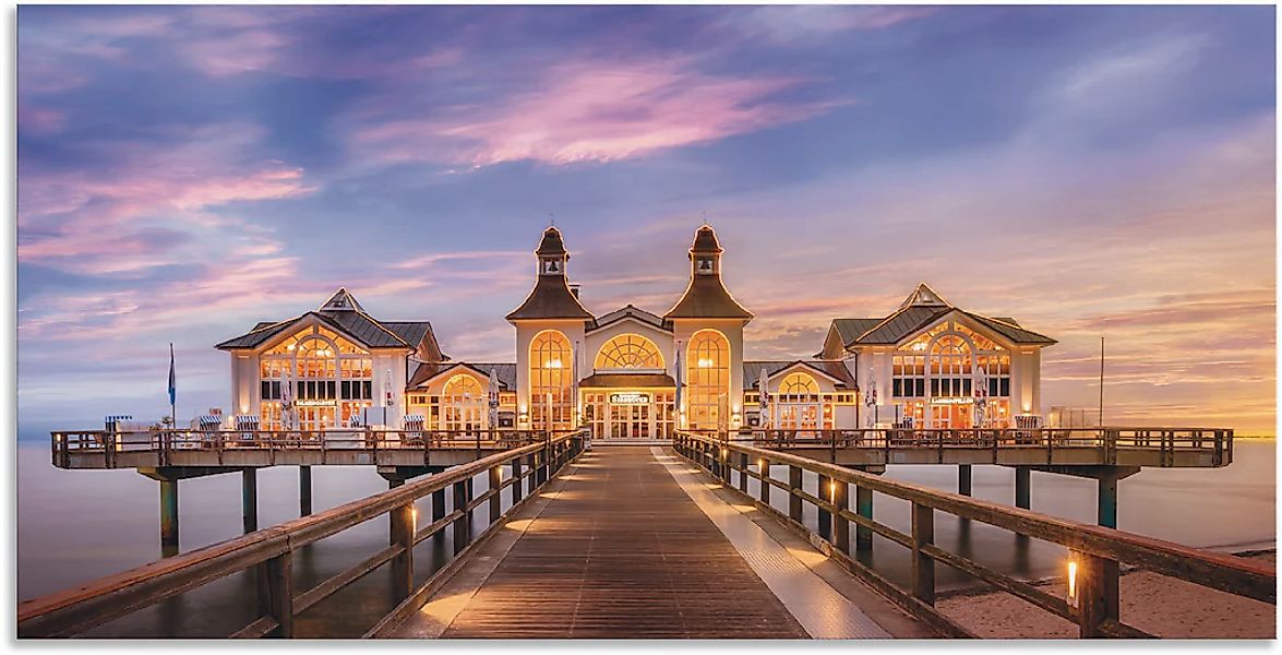 Artland "Rügen Seebrücke in Sellin" Brücken 1 Stk. tlg. als Alubild, Leinwa günstig online kaufen