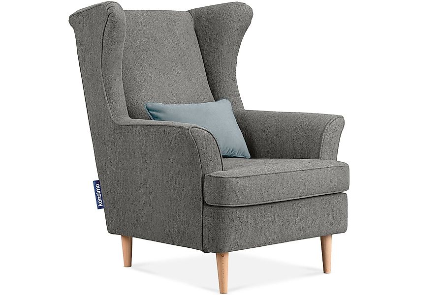 KONSIMO® Ohrensessel STRALIS Sessel, zeitloses Design günstig online kaufen