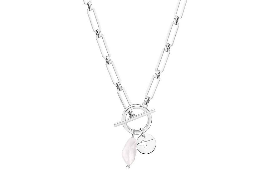 Tamaris Kette mit Anhänger The T-Bar Pearl Edelstahl günstig online kaufen