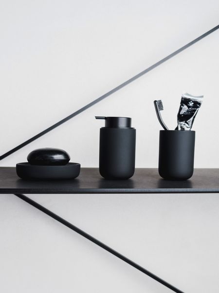 Möve WC-Garnitur Toilettenbürste Black Velvet, Keramik günstig online kaufen