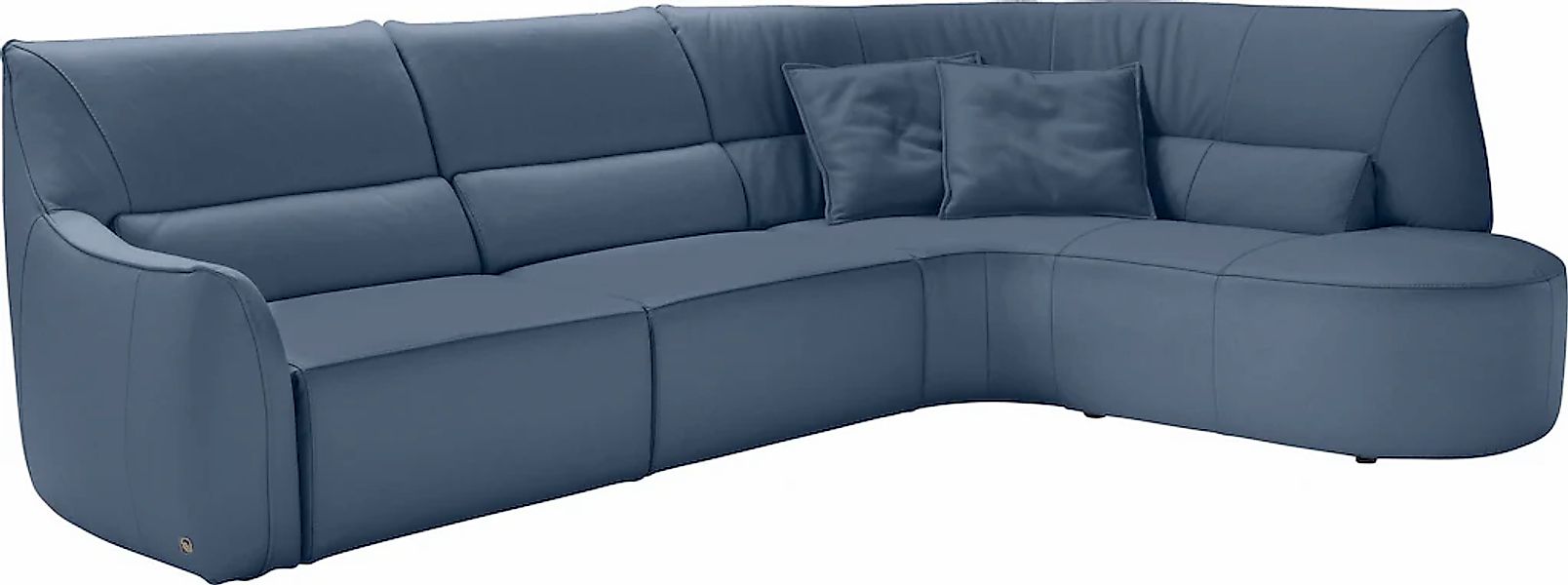 Egoitaliano Ecksofa "Puffy, extravagant & edel, Retro Designsofa, hoher Sit günstig online kaufen