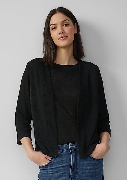 s.Oliver Cardigan Indoor-Jacke Cardigan aus Bouclégarn günstig online kaufen