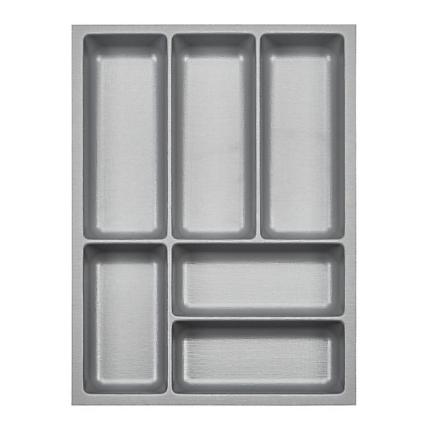 SO-TECH® Besteckeinsatz Orga-Box 3 silbergrau Leinwandstil günstig online kaufen