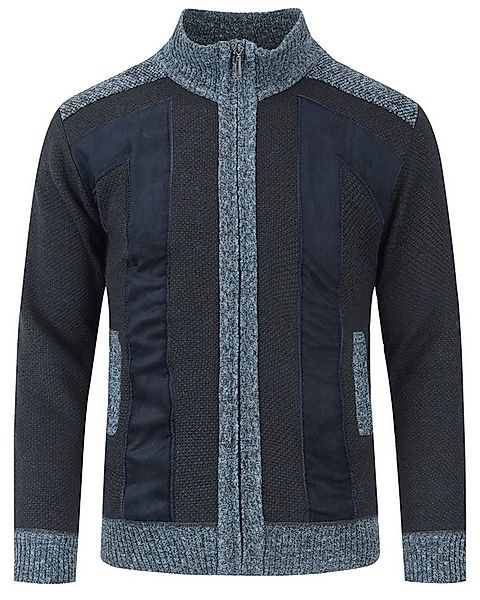 Allthemen Cardigan Herren Strickjacke mit ärmelflecken Strickjacke Winter günstig online kaufen