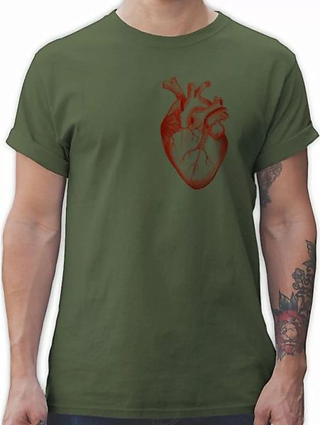 Shirtracer T-Shirt Herz Anatomie Nerd Geschenke günstig online kaufen