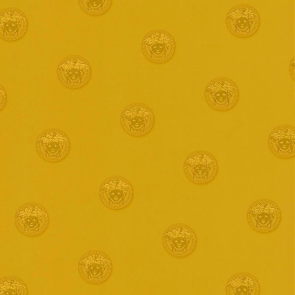 PROFHOME 348624-GU Exklusive Tapete Ornament schimmernd Gold Gelb 7,035 m2 günstig online kaufen