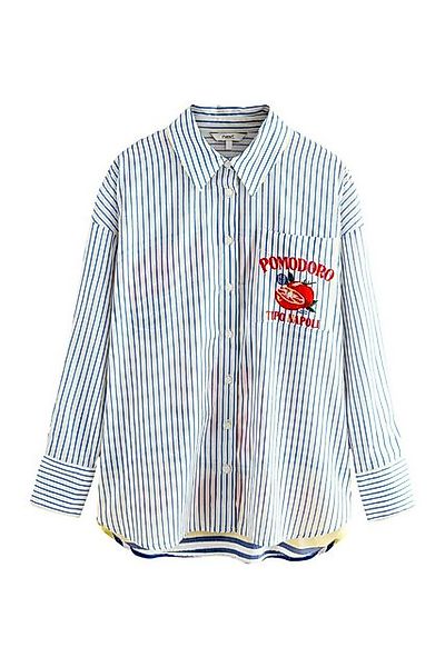 Next Langarmhemd Langärmliges, leichtes Shirt aus 100 % Baumwolle (1-tlg) günstig online kaufen