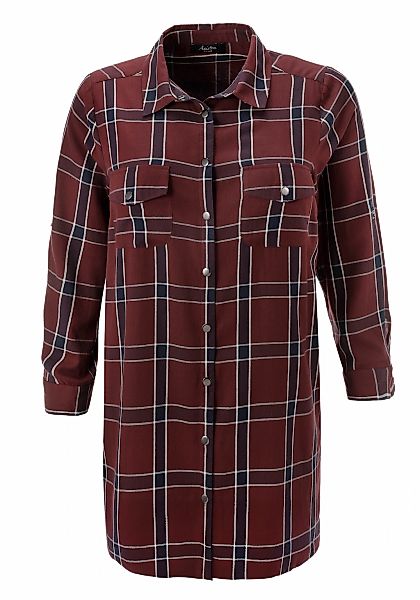 Aniston PLUS Karobluse, in trendigen Karodessin - NEUE KOLLEKTION günstig online kaufen