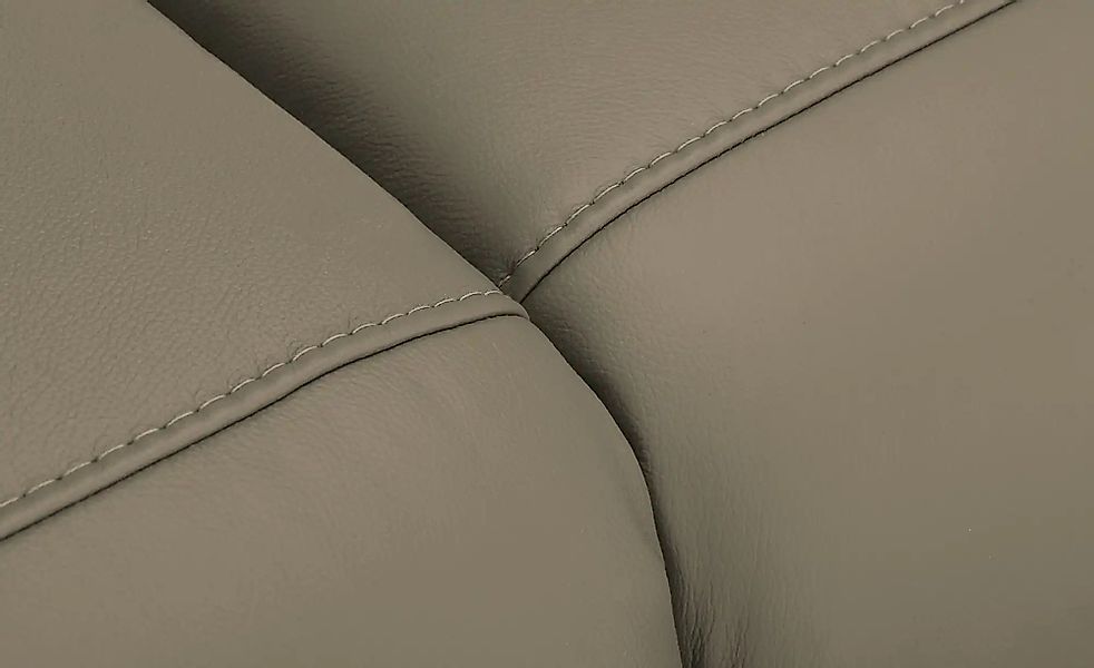 meinSofa Leder-Ecksofa  Leon ¦ grau ¦ Maße (cm): B: 259 H: 83 T: 236.0 Pols günstig online kaufen