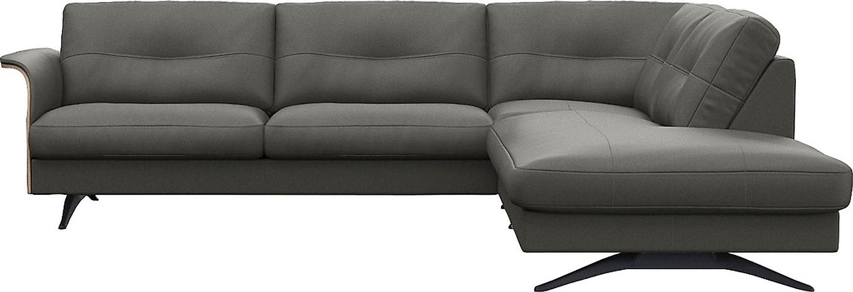 FLEXLUX Ecksofa "Glow, super bequem durch hochwertigem Sitzaufbau mit Feder günstig online kaufen