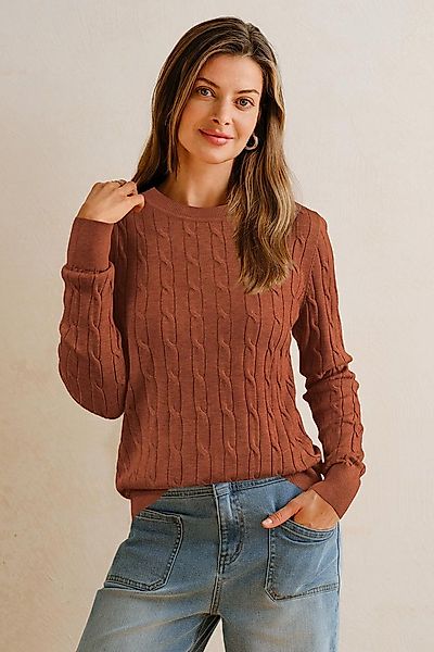 Arach&Cloz Strickpullover Damen Pullover Strickpullover Blusenoberteile Lan günstig online kaufen