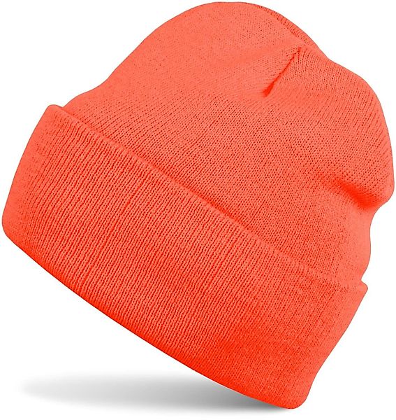 styleBREAKER Strickmütze Winter Strickmütze mit Krempe günstig online kaufen