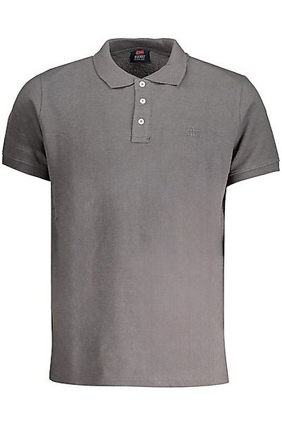 NORWAY 1963 Poloshirt Graues Herren-Poloshirt aus Norwegen mit Stickerei günstig online kaufen