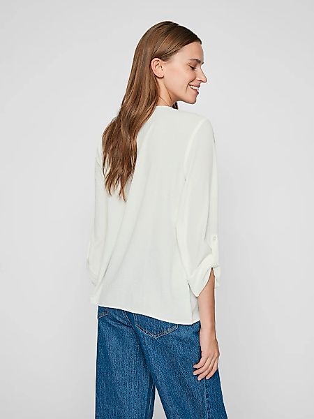 Vila Blusenshirt "VIJOSA 3/4 V-NECK TOP - NOOS" günstig online kaufen