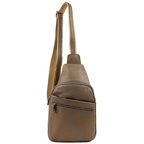ITALYSHOP24 Schultertasche Unisex Leder Crossbody Bodybag günstig online kaufen