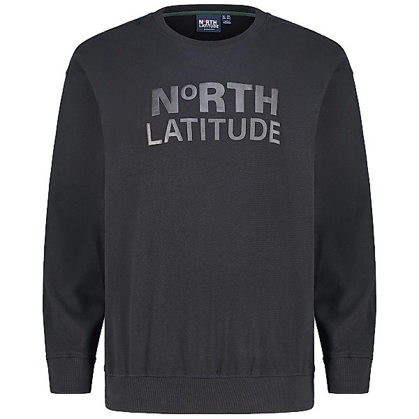 North Sweatshirt mit Label-Print Farbe schwarz Größe: 4XL günstig online kaufen
