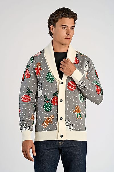 LINDBERGH Weihnachtspullover mit Intarsien Muster günstig online kaufen