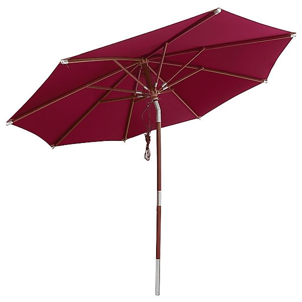 anndora-sonnenschirm Sonnenschirm 3m rund Knickbar Dreh-Kipp-Mechanismus, günstig online kaufen