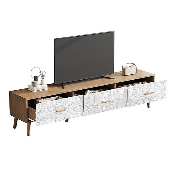 BlingBin TV-Schrank TV Low Panel Vintage, TV-Schrank Holz TV-Tisch, 150*35* günstig online kaufen